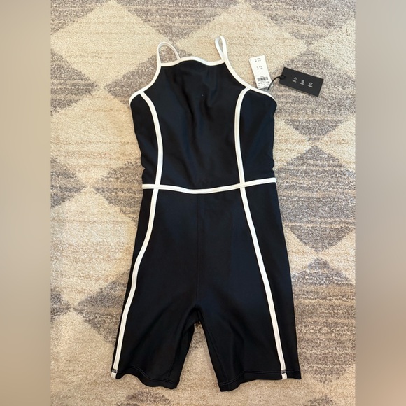 Black and White Jumpsuit - Picture 1 of 3